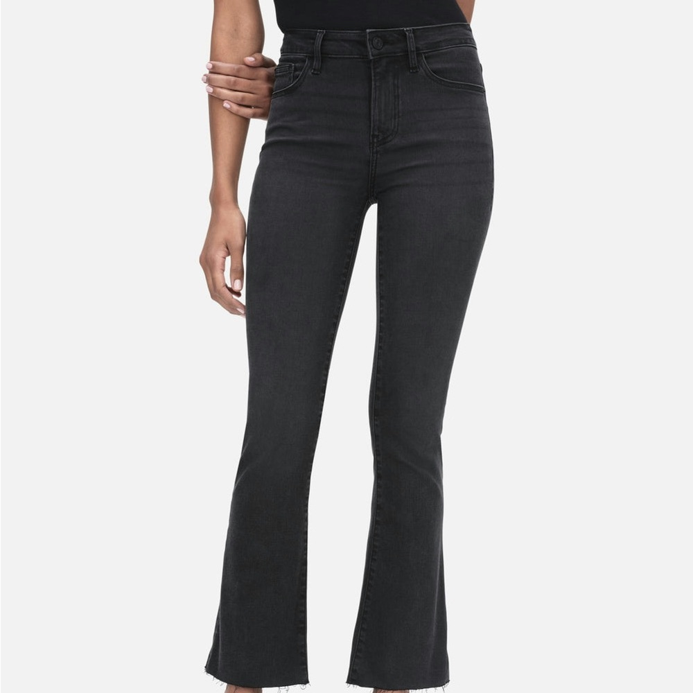 Frame Denim Black Bootcut Jeans